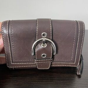 Dark Brown Coach Wallet